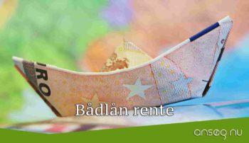 Bådlån rente
