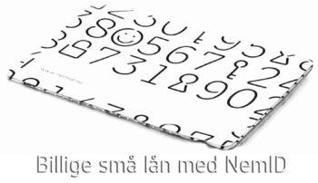Billige små lån med NemID