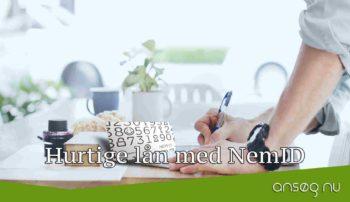 Hurtige lån med NemID
