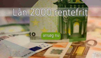 Lån 2000 rentefrit