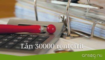 Lån 30000 rentefrit