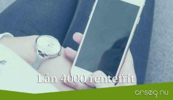 Lån 4000 rentefrit