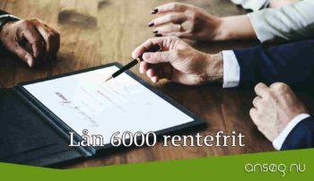 Lån 6000 rentefrit