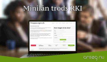 Minilån trods RKI