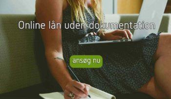 Online lån uden dokumentation