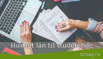 hurtigt lån til studerende